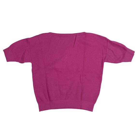 Ann Taylor Women’s Small Pink Lightweight Knit Sweater Nylon Cotton Rayon Blend - Picture 3 of 8